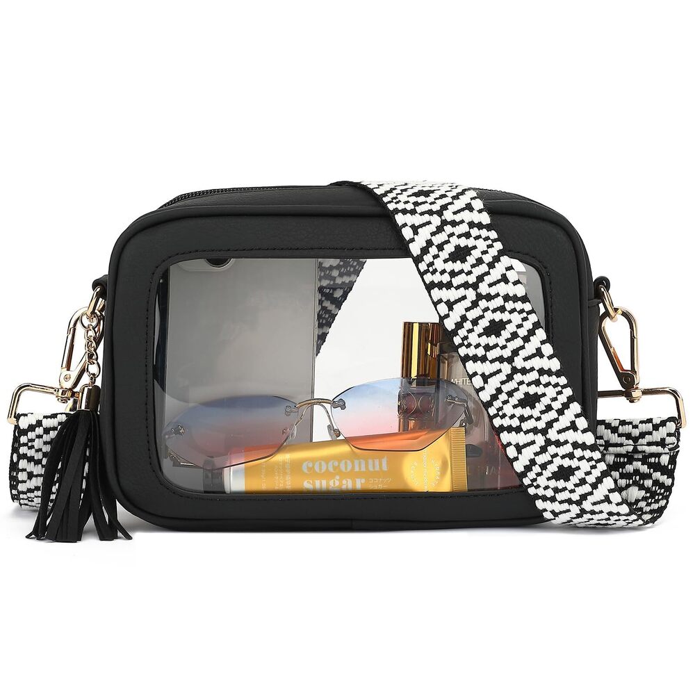 4141 Clear Crossbody Bag Stadium Approved - Waterproof Clear Purses Stadium